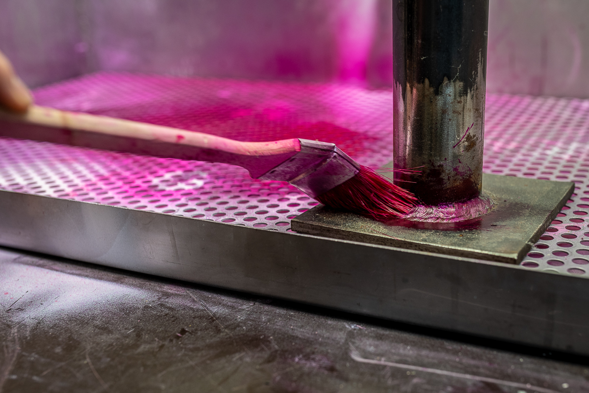 Oberflächenrissprüfung